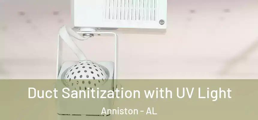 Duct Sanitization with UV Light Anniston - AL